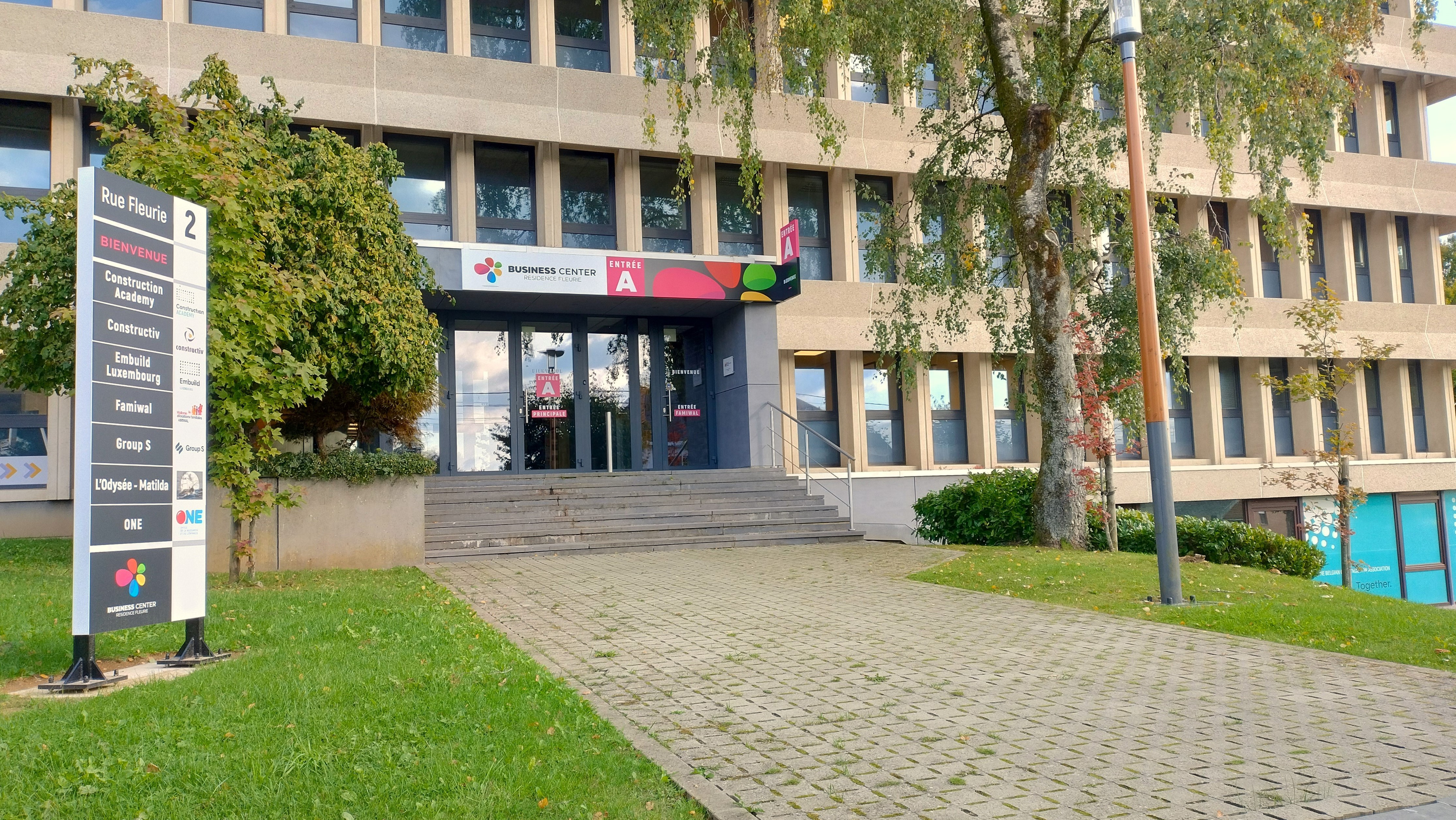 Entrée du bureau régional de Libramont