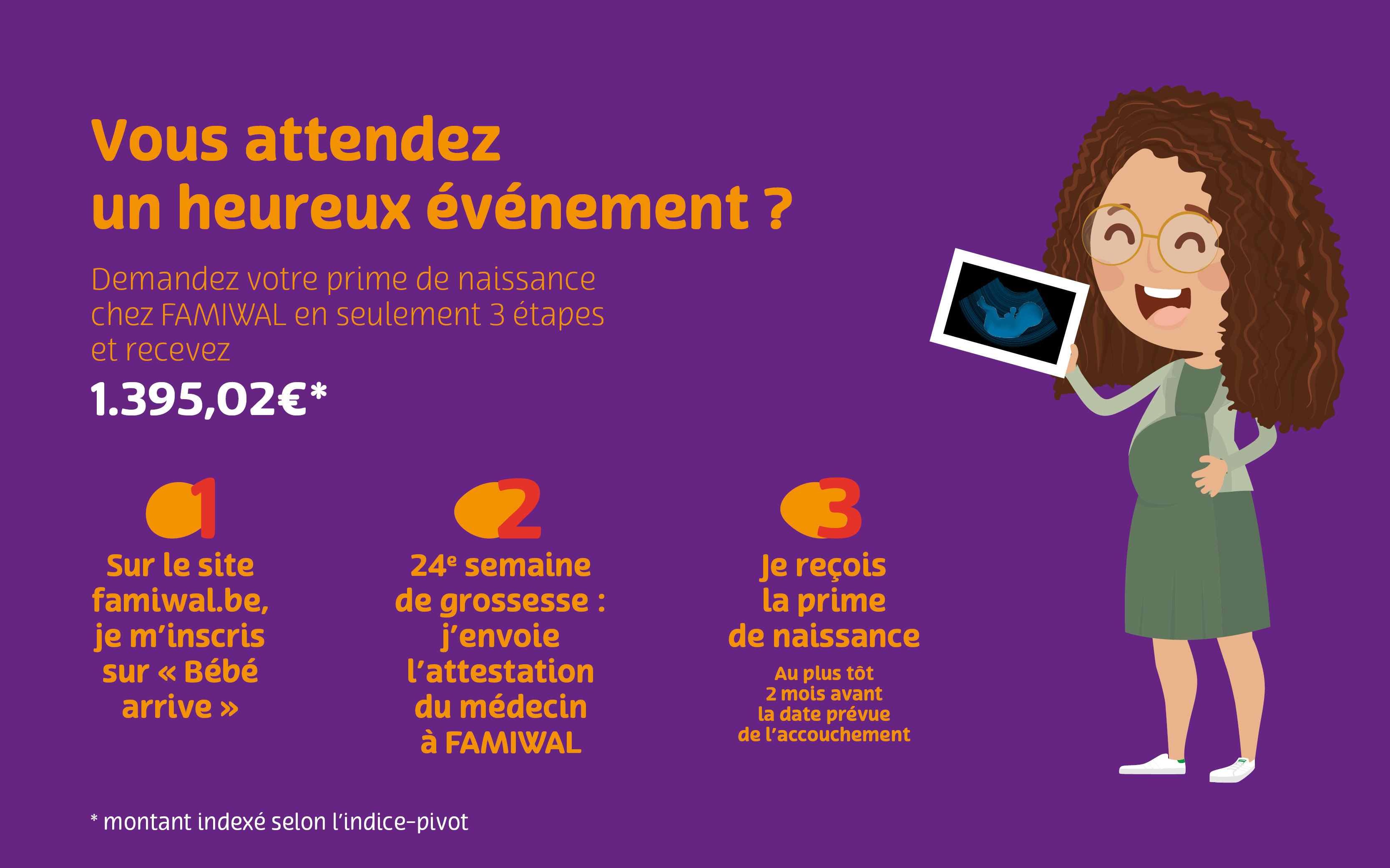 étapes prime de naissance