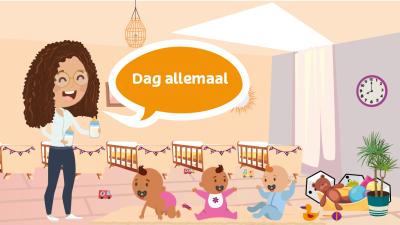 Bébés dans un crèche 