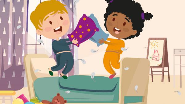 Bataille d'oreillers